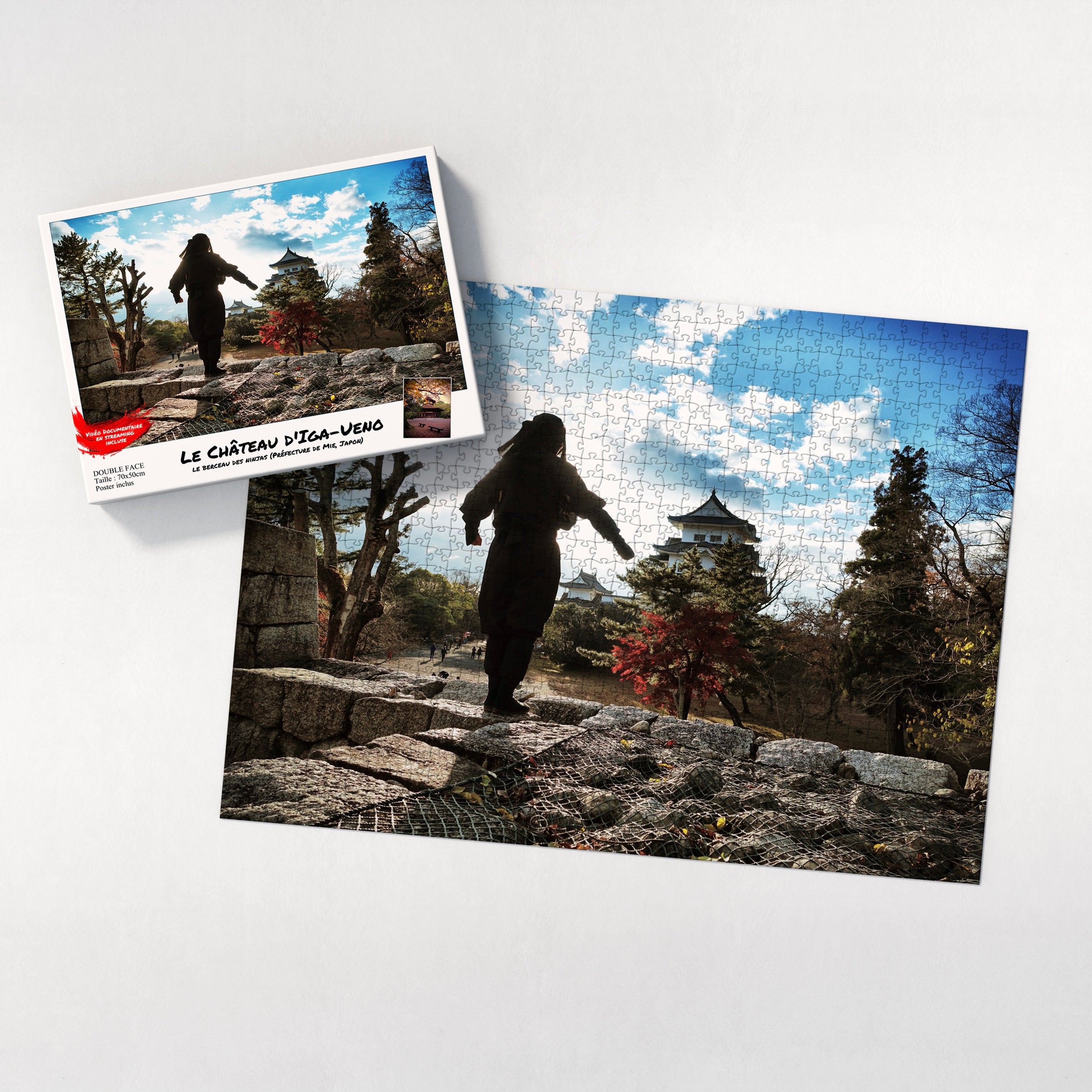 Puzzle Double Face – “Le Château d'Iga Ueno” – Japon – FOKUS